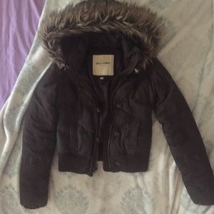 Abercrombie Fur Hooded Jacket